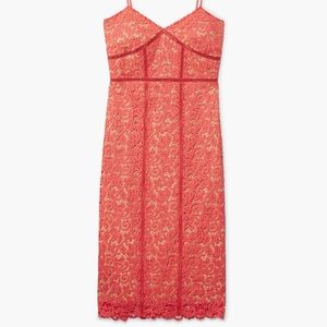 lace style dress for mother of the bride Wedtrend Women Blush Lace Sheath Mother Of The Bride Dress with Long  Sleeves Satin Wedding Guest Dress with Belt – WEDTREND main image 1